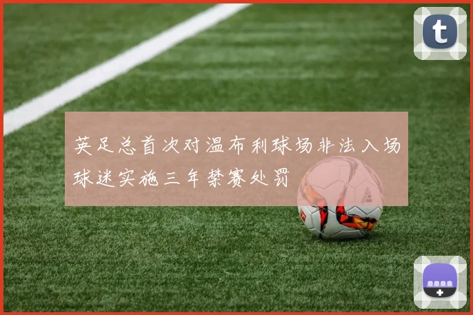 英足总首次对温布利球场非法入场球迷实施三年禁赛处罚
